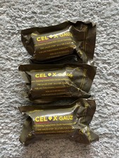 Celox Gauze Fabric Dressing Coated With Haemostatic Granules X3 - EXPIRED