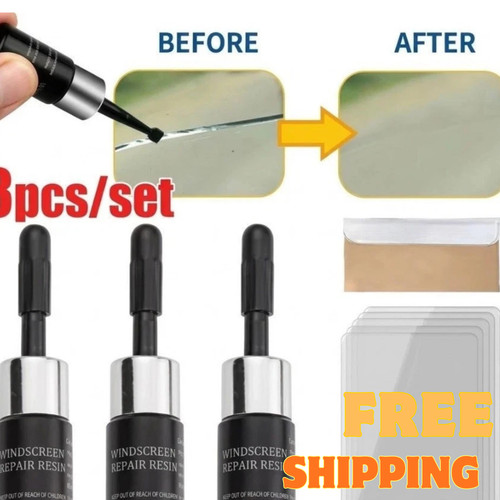 Windshield repair kit fix - 3x,