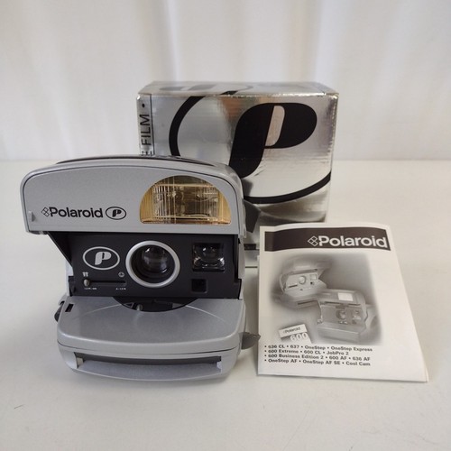 Polaroid p600 silver instant - polaroid,