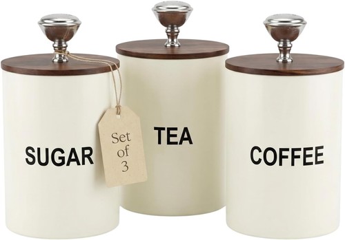 Tea coffee sugar storage - coffee,