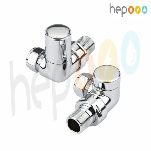 Chrome corner towel rail - corner,