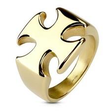 Knights templar ring gold - knights,