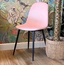 Cheap Velvet Dining Chair Pink