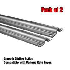 2x Sliding Gate Floor Track -