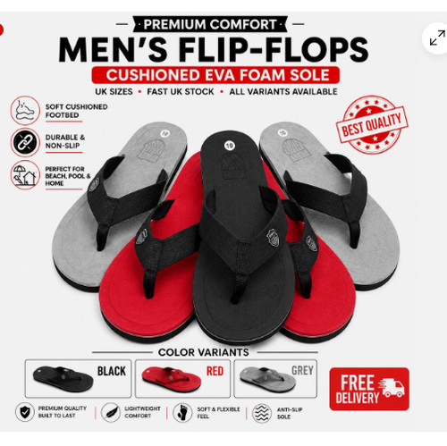 Mens flip flops eva - flip, foam