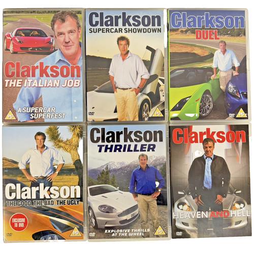 Jeremy clarkson dvd bundle - jeremy, x6