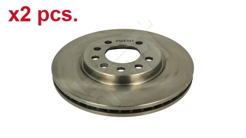 Pcs front brake disc rotos - x2,