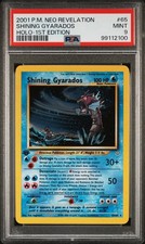 Pokemon Shining Gyarados Neo Revelation 1st Edition Holo Secret rare #65 PSA 9 