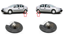 NEW FOR VAUXHALL ASTRA 1998 -  REAR BRAKE DUST SHIELD BACK PLATE PAIR SET