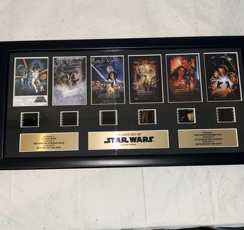 Star wars mounted film - film, cells