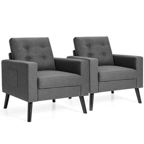Set upholstered accent - set, 2