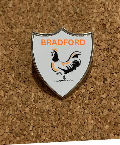Bradford football pin badge - bradford,