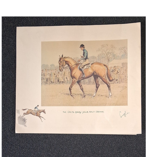 Horse racing print the - print, 'the
