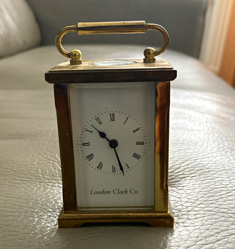 London clock gold brass - gold,