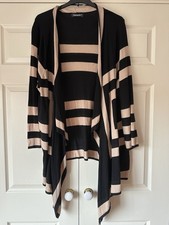 Ladies Black & Beige Waterfall