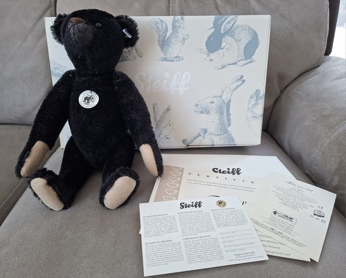 Steiff 1908 replica black - replica,