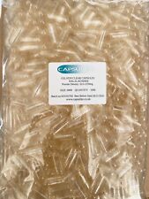 Empty Clear capsule Gelatine  000# largest capsule size 1000 pack Special offer