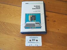 Texas Instruments TI-99/4a Trivia Data Base