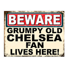 Metal Sign Plaque Beware