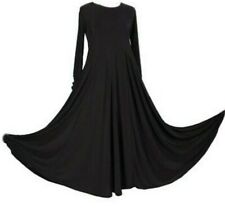 Abaya Maxi Dress  Black Umbrella Design Jilbab Real Very Flared with Panels New