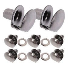 10 Pcs Work Man Shoe Boot Lace Hooks Buckle Rivets for Shoelaces