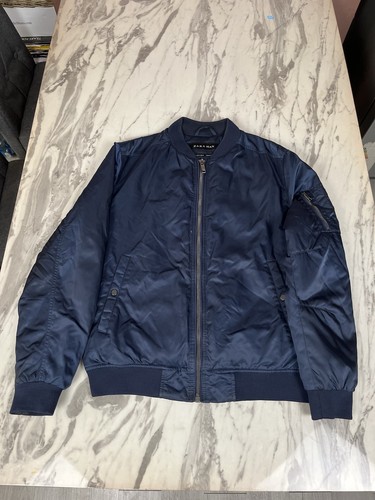 Mens zara man dark blue - zip, up