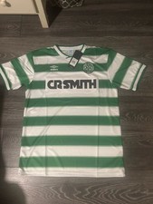 Celtic Retro 1985/87 CR Smith Home Shirt – Size L – BNWT – ONE-DAY DISPATCH