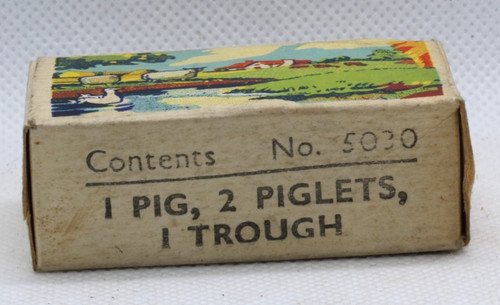 Britains pig piglets - britains, trough