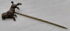 Lovely antique dog stick pin - lovely,