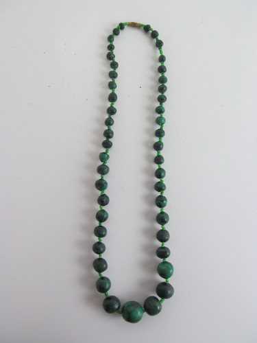 Vintage green malachite - green,