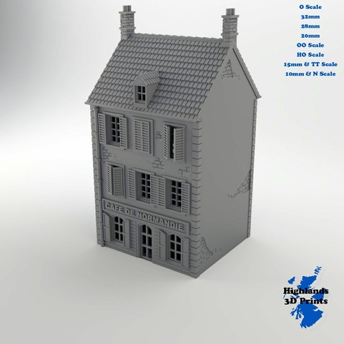 Cafe normandie ww2 - normandie, building