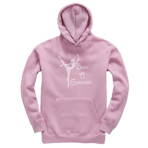 Born gymnast kids hoodie - hoodie, fun