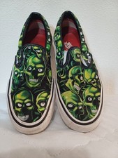 Vans Supreme green skull rare design *Barely Worn*