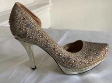HIGH Heel Gold Sparkly