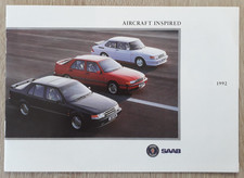Saab Range Brochure 1992 - 900  9000  CD  CS  Carlsson