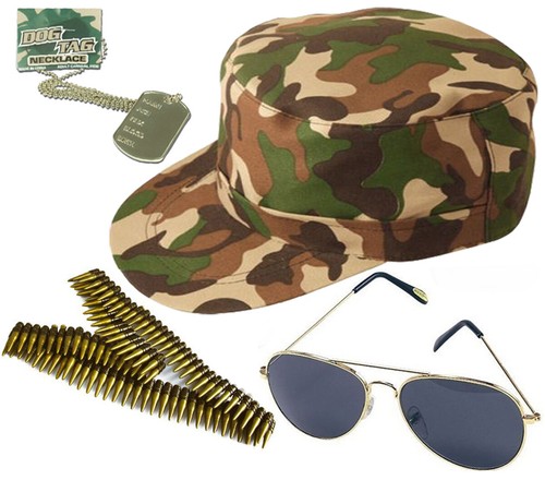 Army set soldier costume - army,