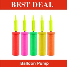 AEX Balloon Pump Air Inflator Portable hand pump for inflatables Birthday Party