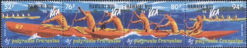 French polynesia 1994 pirogue - french,