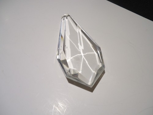 Lot clear crystal faceted - clear,