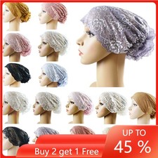 Lace Flower Underscarf Muslim