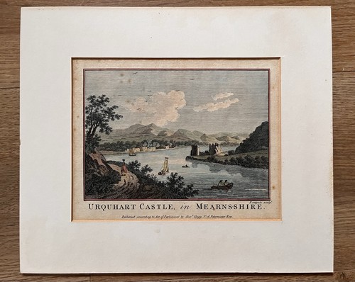 Urquhart castle antique 1784 - antique,