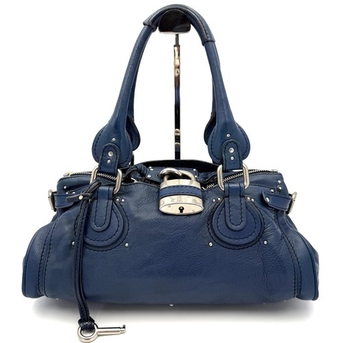 Chloe paddington handbag navy - handbag,