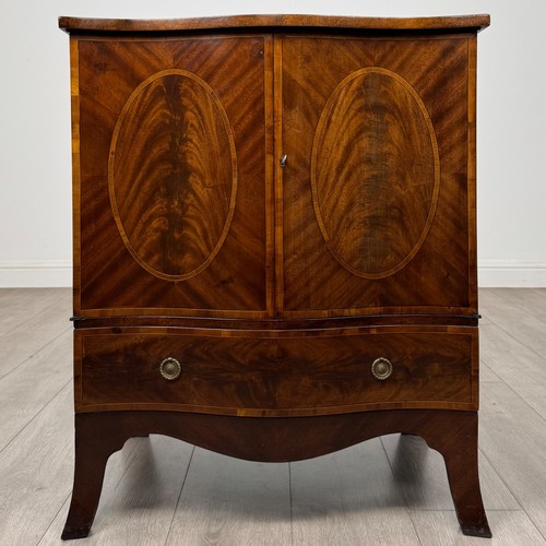 Antique mahogany serpentine - antique,