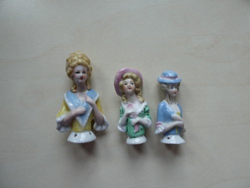 Set vintage porcelain half - porcelain,