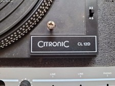 Citronic Powered Stereo Popular CL12D Twin / Double Turntables NO POSTAGE