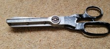 Vintage large 11”  USA  pinking shears scissors PINKING SHEARS CORP NYC