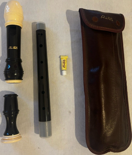 Aulos piece recorder black - recorder,
