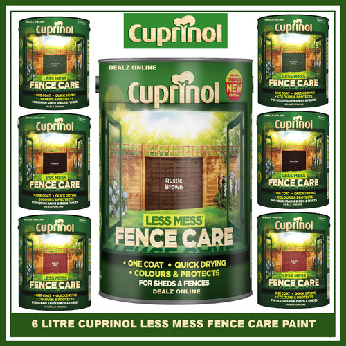 Cuprinol fencecare less mess - less,
