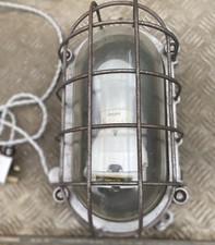 Vintage EOW West German Industrial Lamp