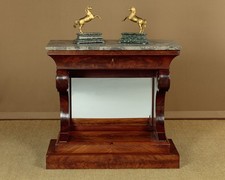Antique Mahogany & Marble Top